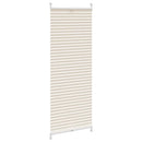 Plisseret blind 60x125 cm creme