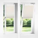 Plisseret blind 60x125 cm creme