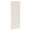 Plisseret blind 70x200 cm creme
