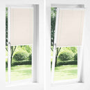 Plisseret blind 70x200 cm creme