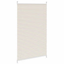 Plisseret blind 80x100 cm creme