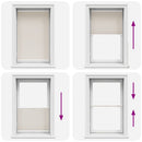 Plisseret blind 80x100 cm creme