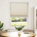 Plisseret blind 80x100 cm creme