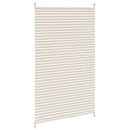 Plisseret blind 80x150 cm creme