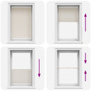 Plisseret blind 80x150 cm creme