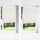 Plisseret blind 90x125 cm creme