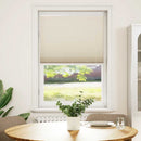 Plisseret blind 90x125 cm creme