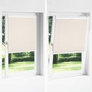 Plisseret blind 100x125 cm creme
