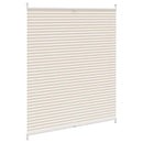 Plisseret blind 110x100 cm creme