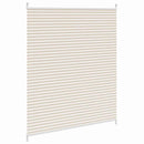 Plisseret blind 110x100 cm creme