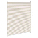 Plisseret blind 110x150 cm creme