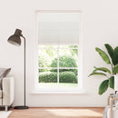 Plisseret blind 110x200 cm hvid