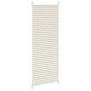 Plisseret blind 40x100 cm creme