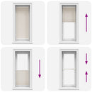 Plisseret blind 40x100 cm creme