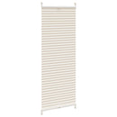 Plisseret blind 40x150 cm creme