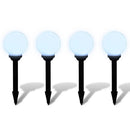 udendørslamper 4 stk. LED 15 cm med jordspyd