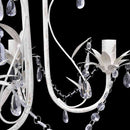 krystallysekrone elegant hvid