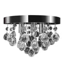 lysekrone krystaldesign plexiglas krom