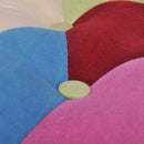 fransk stol 2 stk. med patchwork-design stof