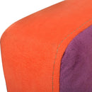 lænestol med patchworkdesign stof