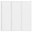 Brusevæg 117x120 cm 3 paneler foldbar