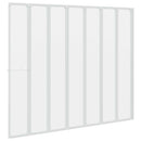 Bad Skærm 140 x 168 cm 7 Foldbare Paneler med håndklædeholder