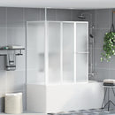 Brusevæg 70x120x137 cm L-formet 4 paneler foldbar