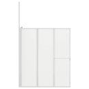 Brusevæg 70x120x137 cm L-formet 4 paneler foldbar