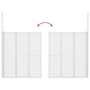 Brusevæg 70x120x137 cm L-formet 4 paneler foldbar