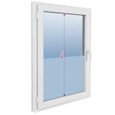 vinduesfolie 0,9x10 m PVC matteret grå