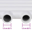 håndklæderadiator 500x764 mm centralvarme lige