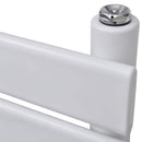 håndklæderadiator 600x1200 mm centralvarme lige