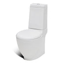 Toilet- og bidetsæt keramik hvid