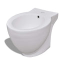 Toilet- og bidetsæt keramik hvid