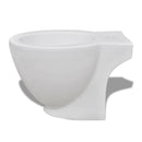Toilet- og bidetsæt keramik hvid