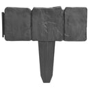 Plænekanter 41 stk. 10 m plast stenlook