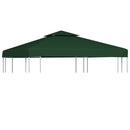 baldakin til havepavillon 3x3 m 310 g/m² grøn
