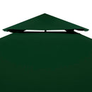 baldakin til havepavillon 3x4 m 310 g/m² grøn