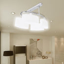 Loft krom med fire lyskilder