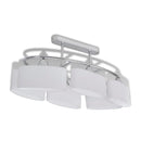 loftslampe ellipseformede glasskærme 6 E14-pærer