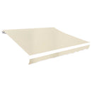 udskiftningsdug til markise 600x300 cm polyester cremefarvet
