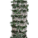 pilehegn med espalier  med kunstige blade 5 stk. 180 x 90 cm