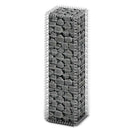 gabionkurv med låg galvaniseret ståltråd 100 x 30 x 30 cm