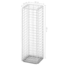 gabionkurv med låg galvaniseret ståltråd 100 x 30 x 30 cm