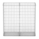 gabionkurv med låg 100 x 100 x 30 cm galvaniseret ståltråd