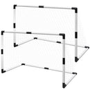 Mini-fodboldmål 2 stk. 91,5x48x61 cm til børn