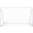 fodboldmål med net 240x90x150 cm stål