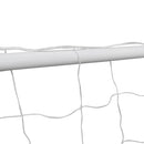 fodboldmål med net 240x90x150 cm stål