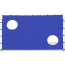 fodboldmål med sigtemål 240x92x150 cm stål