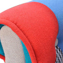 lænestol med patchworkdesign stof